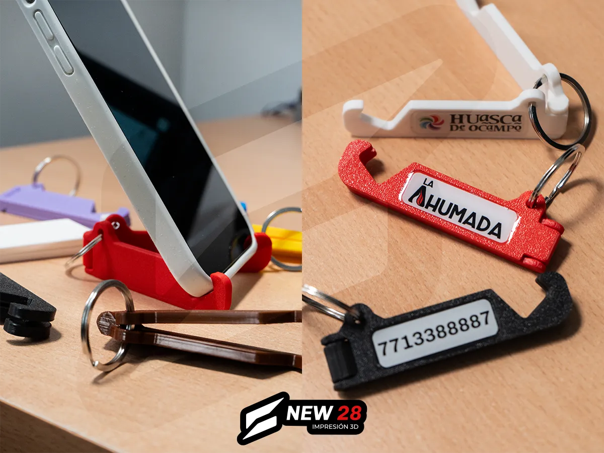Soportes de teléfono personalizados impresos en 3D